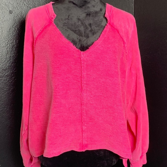 Pilcro Pink Sweatshirt - Picture 1 of 9